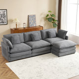 Modern Modular Sectional Sofa With Side Storage Pockets For Living Room