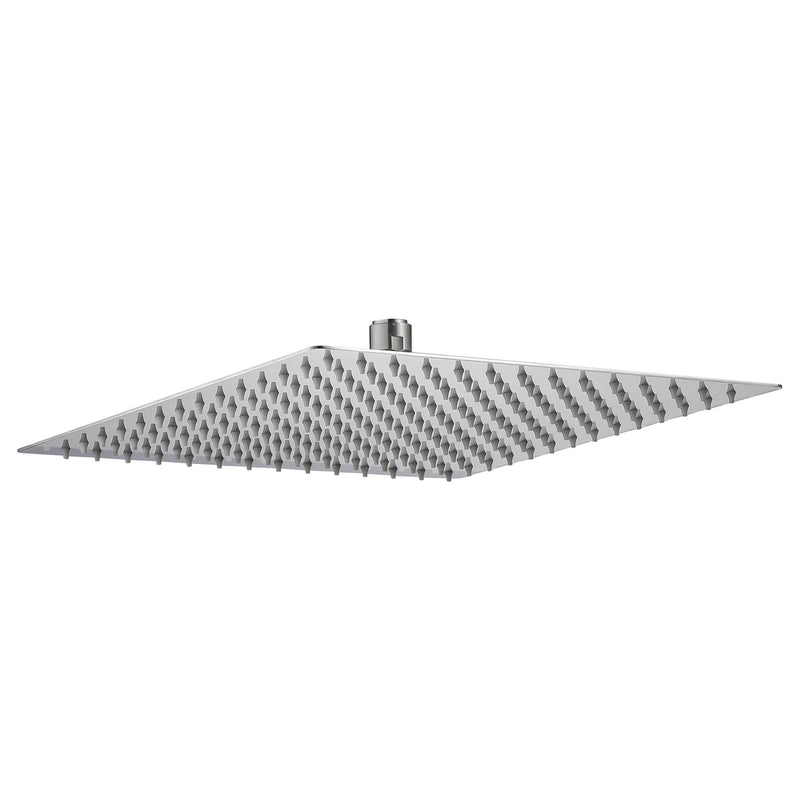 Ultra Thin Square Rainfall Shower Head Stainless Steel, Wall Or Ceiling Mount