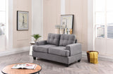 Stylish Transitional Loveseat For Two