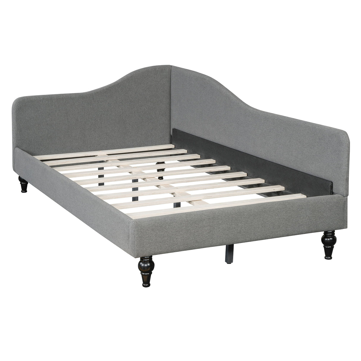 Modern L Shaped Linen Daybed With Legs