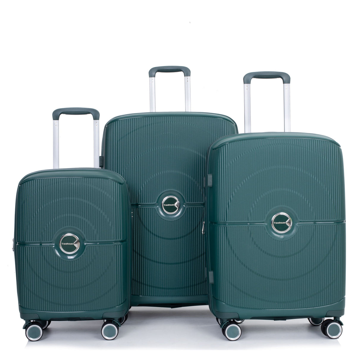 Expandable Hardshell Suitcase Double Spinner Wheels Luggage Sets