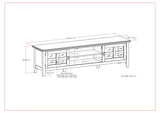 Artisan - Low TV Media Stand - Brown