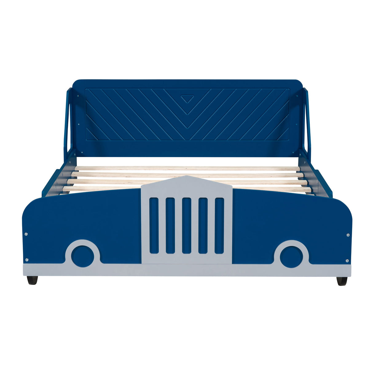 Car Shaped Platform Bed With Wheels