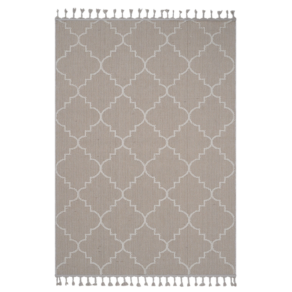 Guros - 5' X 7' Trellis Indoor / Outdoor Area Rug - Ivory
