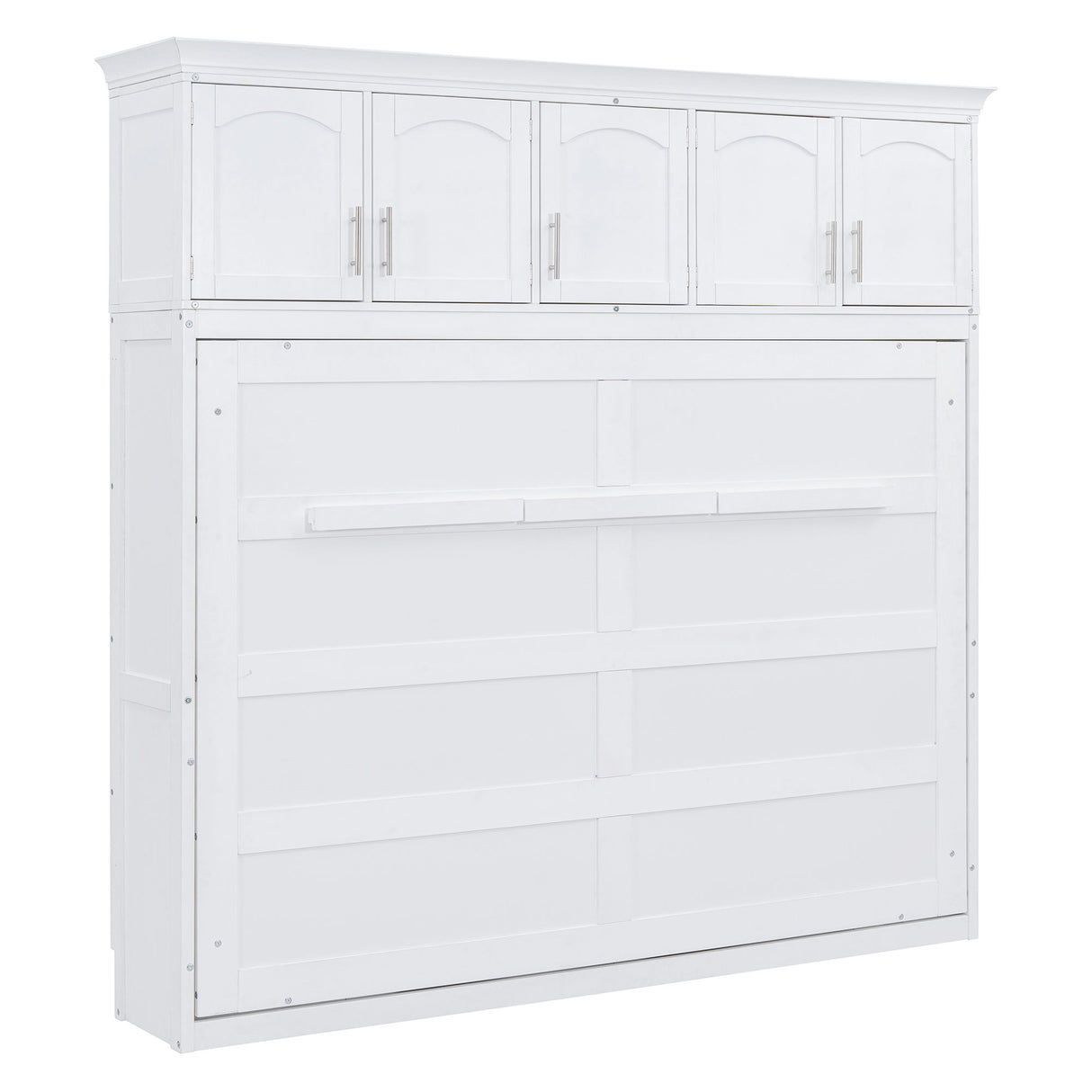Murphy Modern Bed With Top Cabinets For Space Saving And Comfort