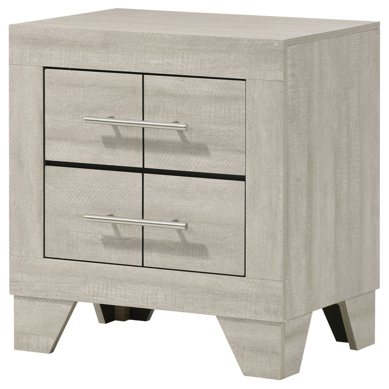 Strout - 2 Drawer Nightstand - Cream