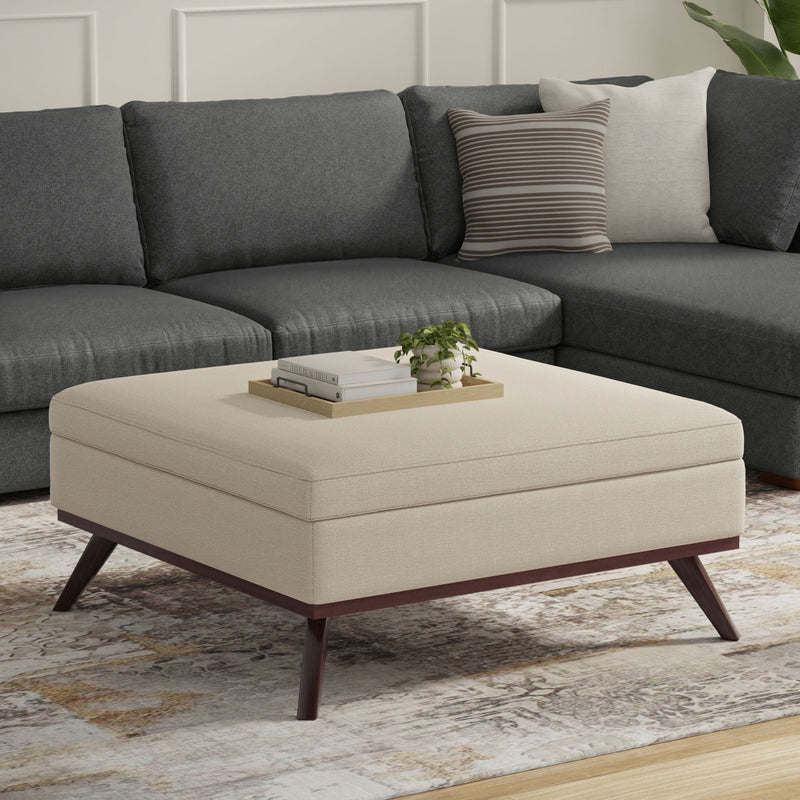 Owen - Multifunctional Square Coffee Table Storage Ottoman