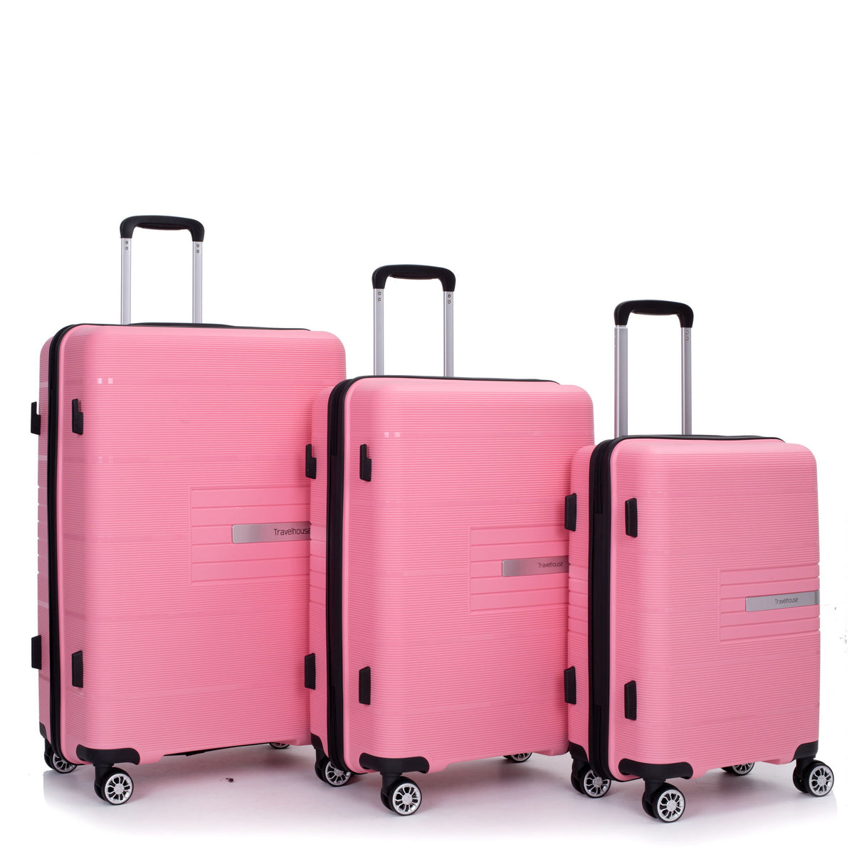 Hardshell Suitcase Double Spinner Wheels Luggage Sets, Lightweight With Tsa Lock, 3 Piece Set