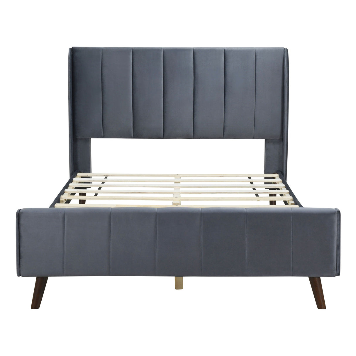Upholstered Platform Bed Velvet
