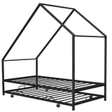 House Bed With Trundle