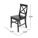 Plethora - Dining Chair With X Shaped Back (Set of 2)