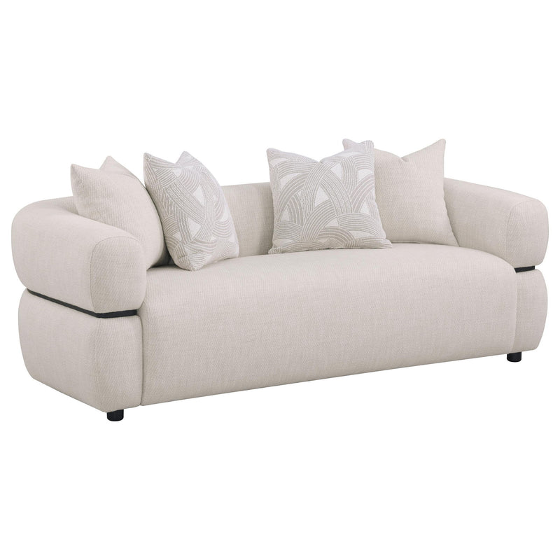 Ramsay - Round Arm Sofa - Beige