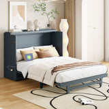Murphy Bed With Large Drawer, USB Ports And Outlets