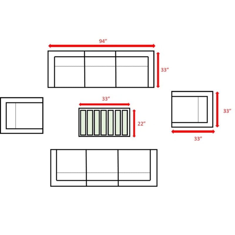 Stylish Sofa Seating Group With Cushions Perfect For Outdoor Gatherings