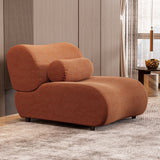 1 Piece Luxury Chenille Fabric Modular Sofa With Spring Cushions & Hidden Legs