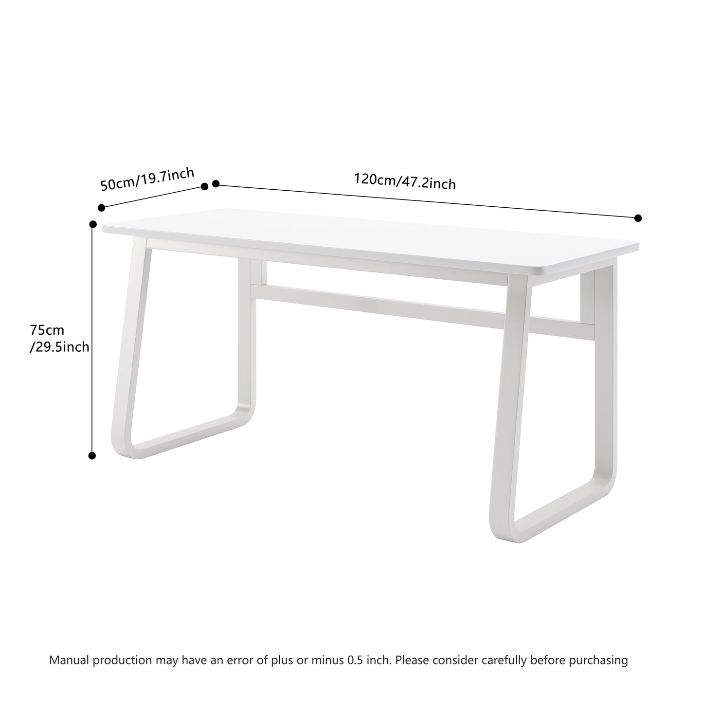 L47.2inch Computer desk table simple gaming table Home desk Student writing desk Bedroom desk workbench desk