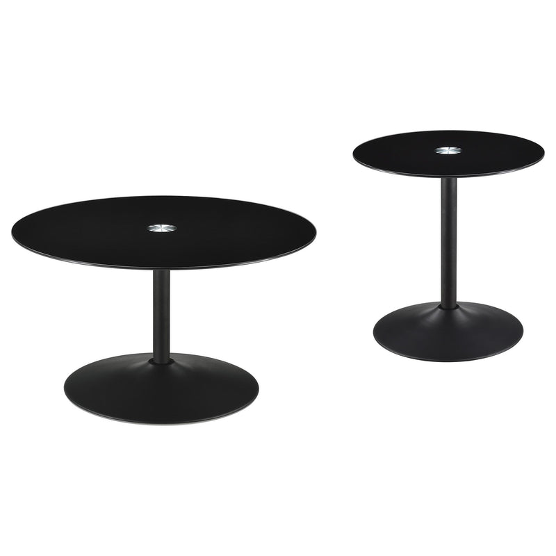 Turpin - 2 Piece Coffee Table Set - Black
