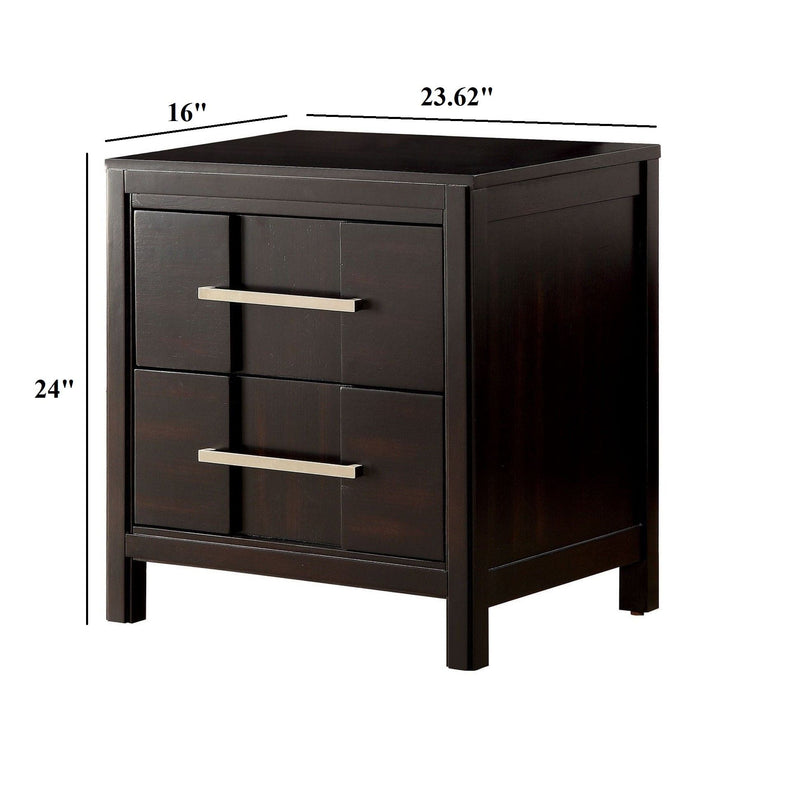 Nightstand With 2 Drawers Design