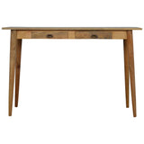 2 Drawer Nordic Writing Desk - Oak