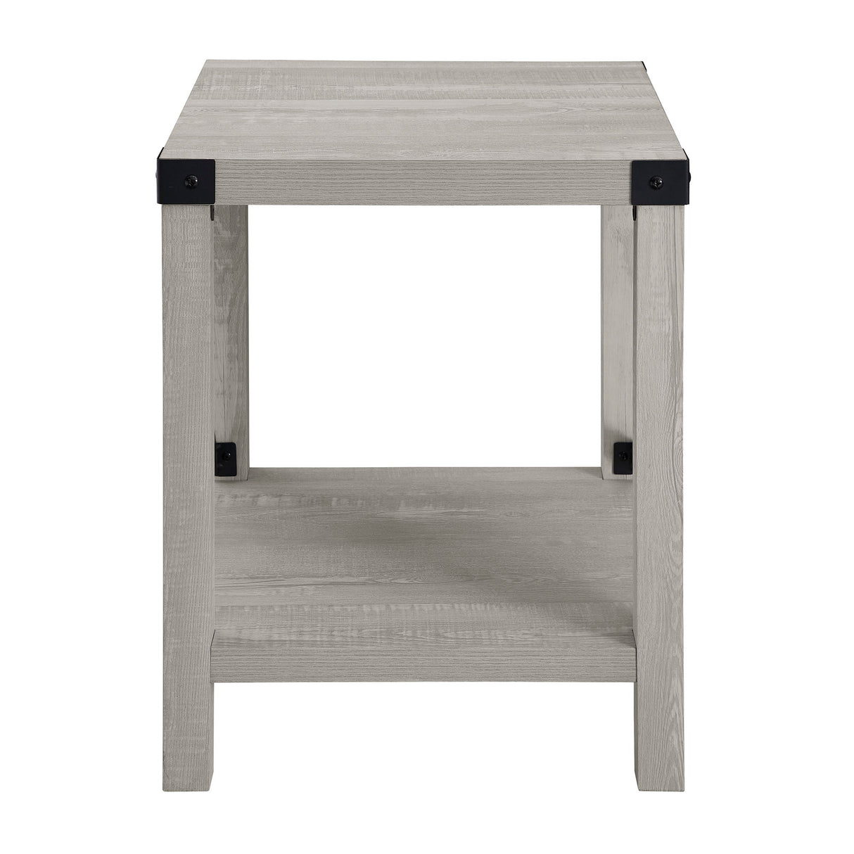 Farmhouse Metal X Table With Lower Shelf
