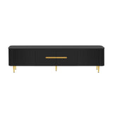 Minimalist TV Stand For TVs Up To 85", Modern Entertainment Center Media Console With 4 Spacious Cabinets For Living Room