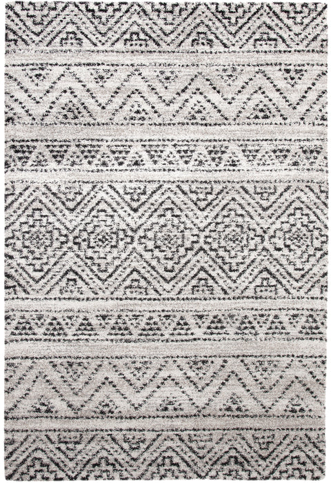 Ivory/Natural/Black Area Rug 8x10