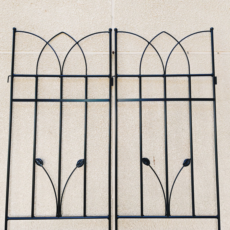 Metal Garden Trellis Rustproof For Climbing Plants Outdoor Flower Support