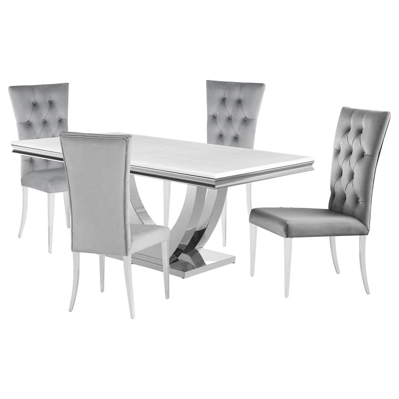 Allessandra - Rectangular Dining Set With Chairs