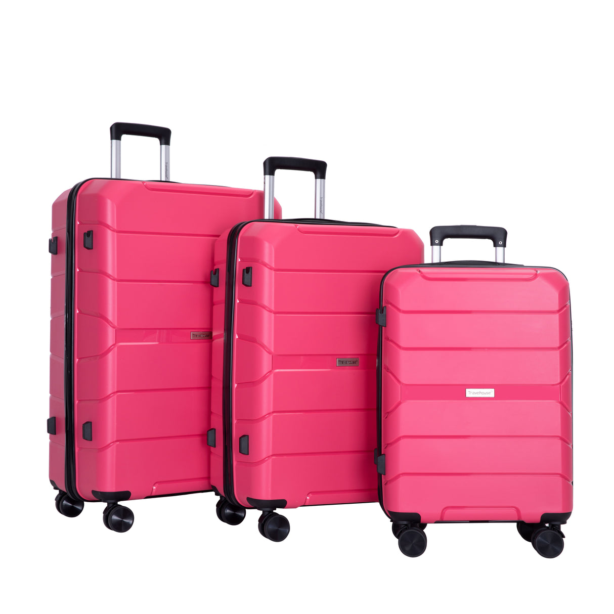 Hardshell Suitcase Spinner Wheels Lightweight Durable Suitcase With Tsa Lock, 3 Piece Set