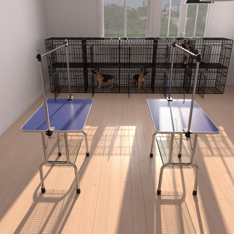 Large Grooming Table For Pet Dog And Cat With Adjustable Arm And Clamps Large Heavy Duty Animal Grooming Table