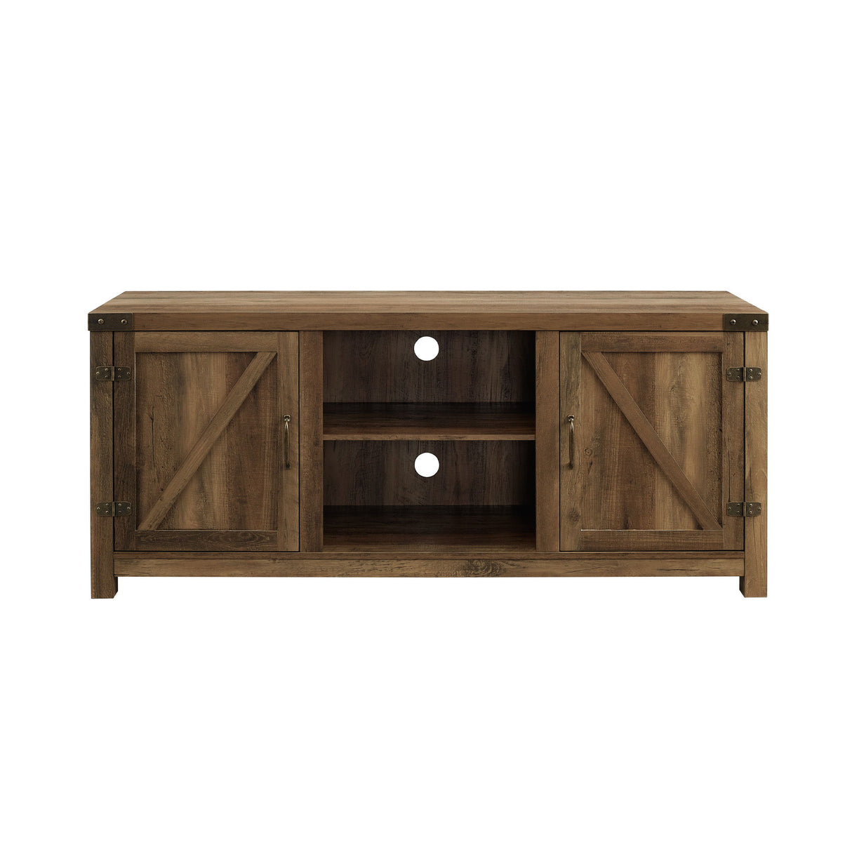 Farmhouse Barn Door TV Stand For TVs Up To 65"