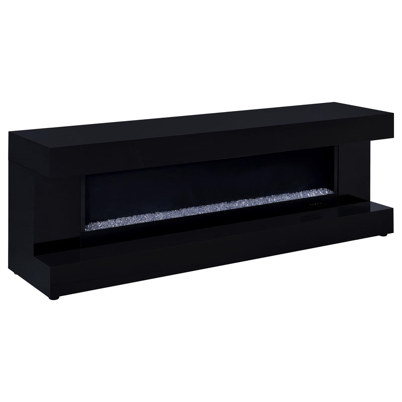 TV Stand Fireplace Console With Bluetooth Speaker
