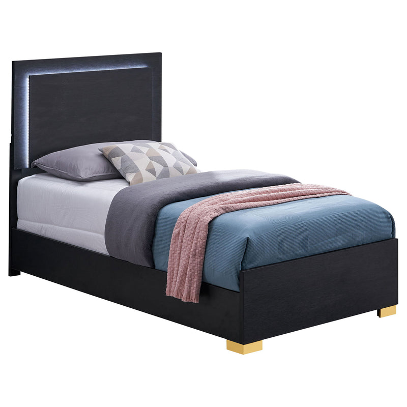 Jeremiah - LED Panel Bed With Touch Controlled Lighting