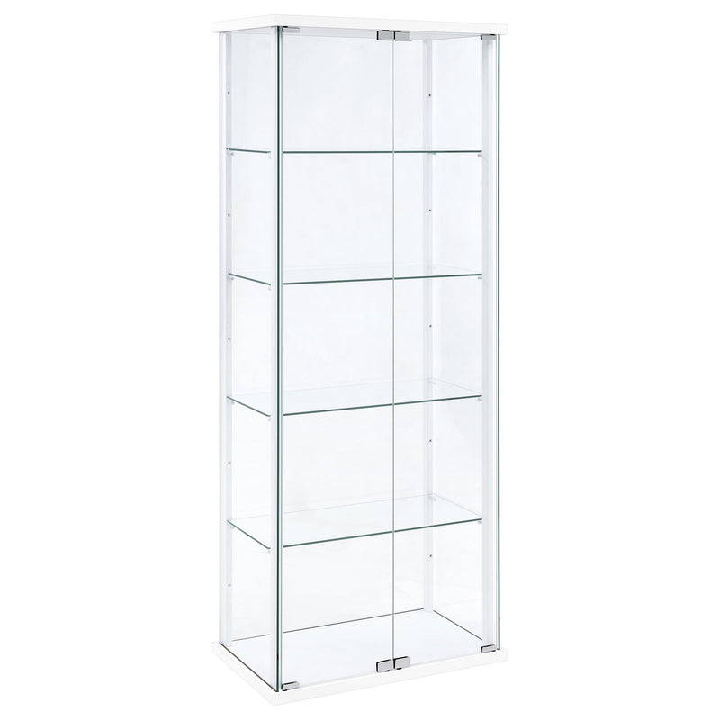 Hyacinth - 4 Shelf Curio Cabinet