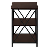 3 Tier Accent Table, Side Marble Look Contemporary & Modern