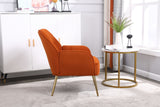 Modern Mid-Century Chair Tufted Sherpa Armchair For Living Room Bedroom Office