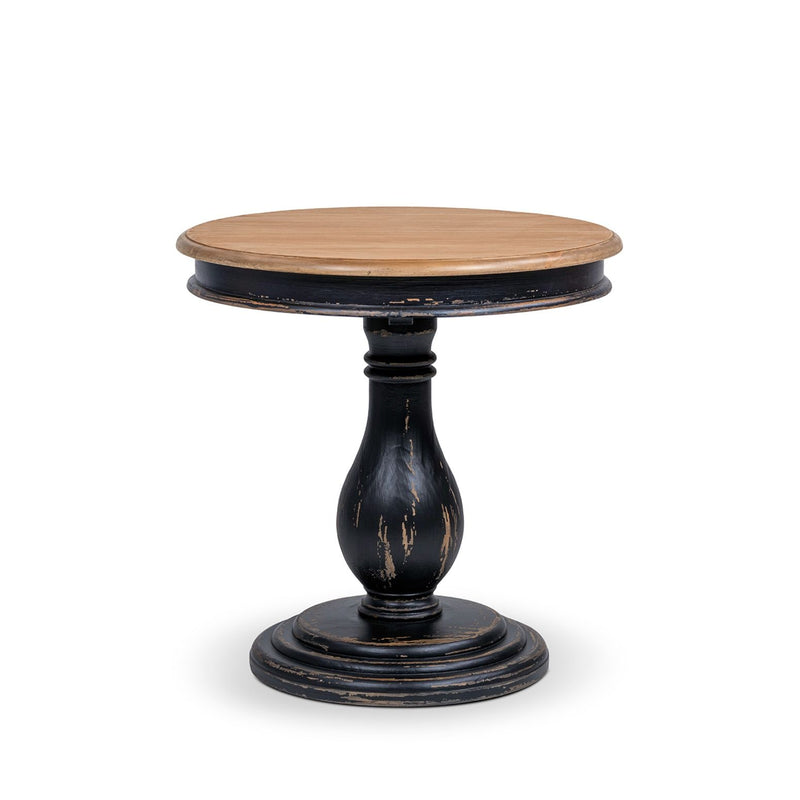 Winslow - Round Pedestal Side Table - Natural / Light Brown