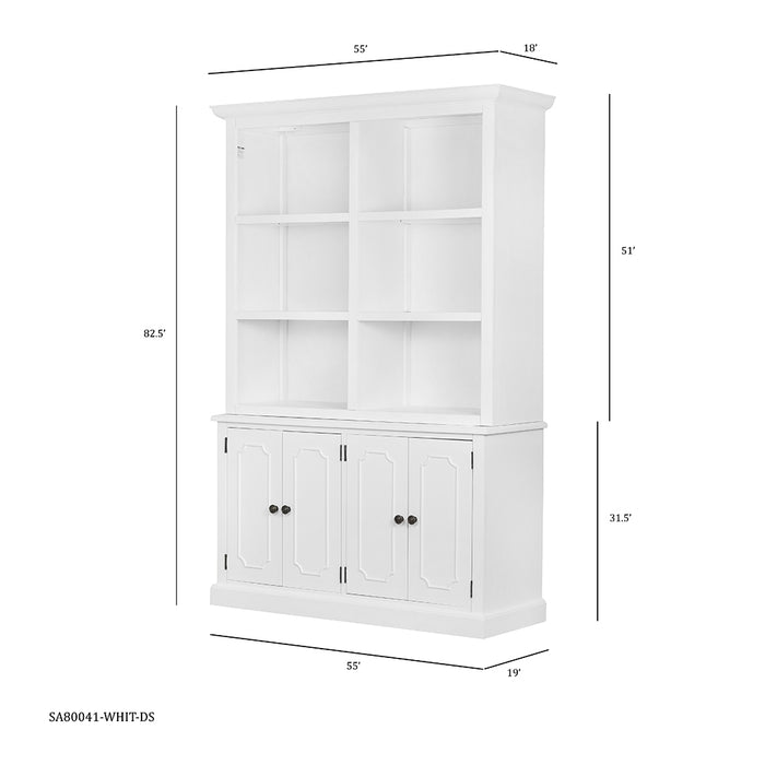 53x19x83" Cabinet White