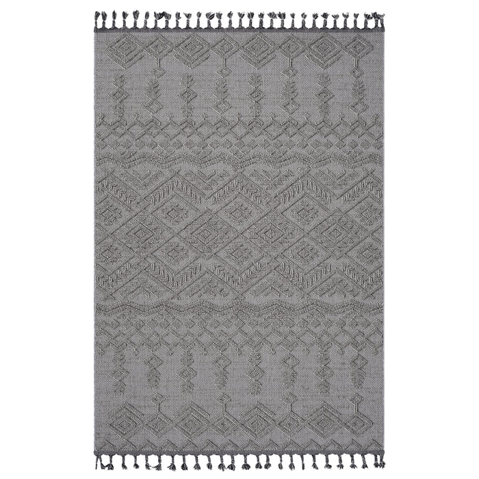 NAAR Guros Collection 5X7 White/White /Traditional Indoor/Outdoor Area Rug