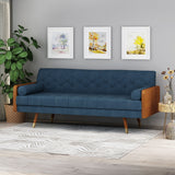 Aidan - Mid Century Modern Tufted Fabric Sofa