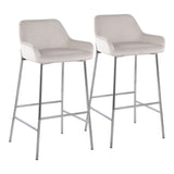 Daniella - Contemporary Fixed Height Bar Stool (Set of 2)