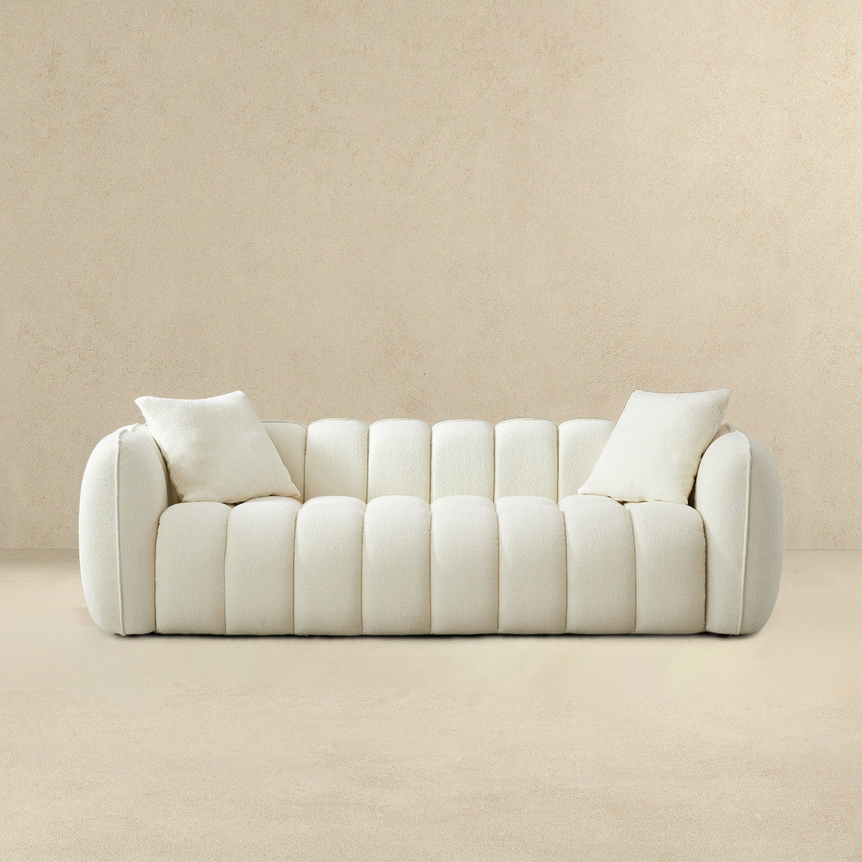 Marissa - Sofa - Cream / White