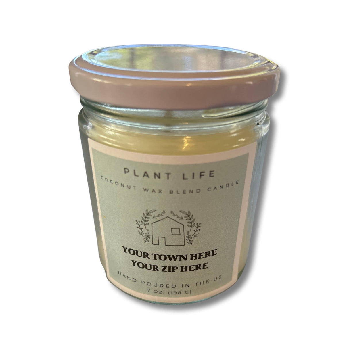 Artisanal Home Glass Candle