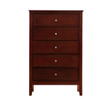 Daniel - Chest, 5 Drawer Storage Unit - Cherry