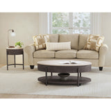 Nica - 2 Piece Occasional Table Set - White / Dark Espresso