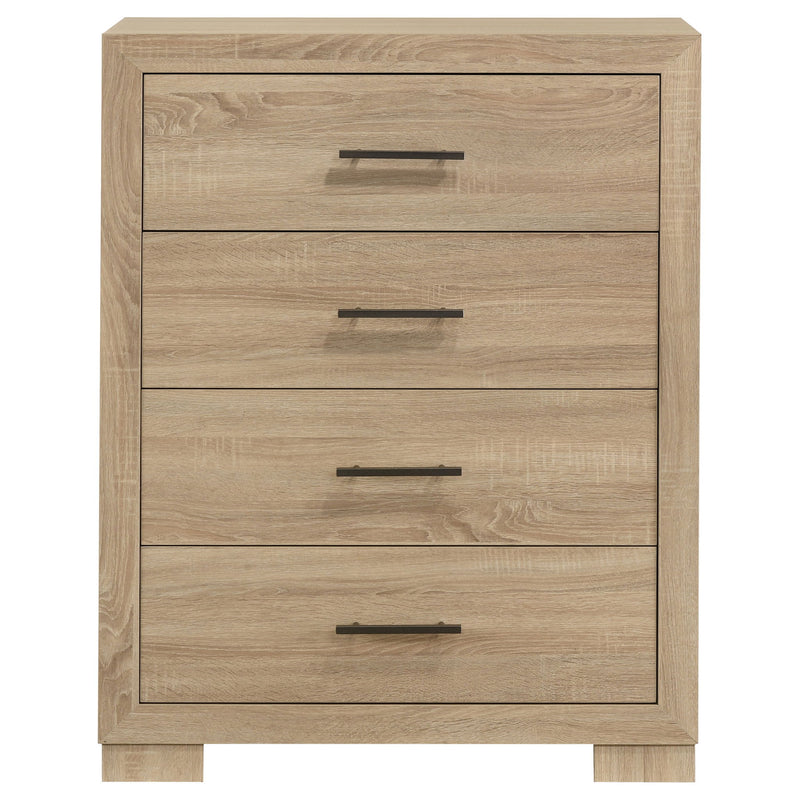 Merritt - 4 Drawer Bedroom Chest - Light Oak