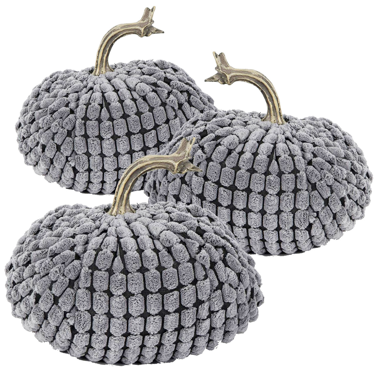 Chenille Weighted Pumpkin Ornament Decor For Holiday Harvest Festival Fall Festival & Thanksgiving