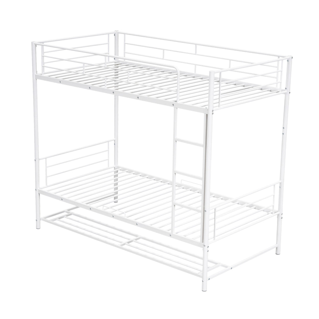 Metal Bunk Bed & Shelf And Guardrails