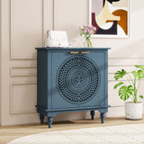 Hollow - Carved 2 Doors Accent Cabinet