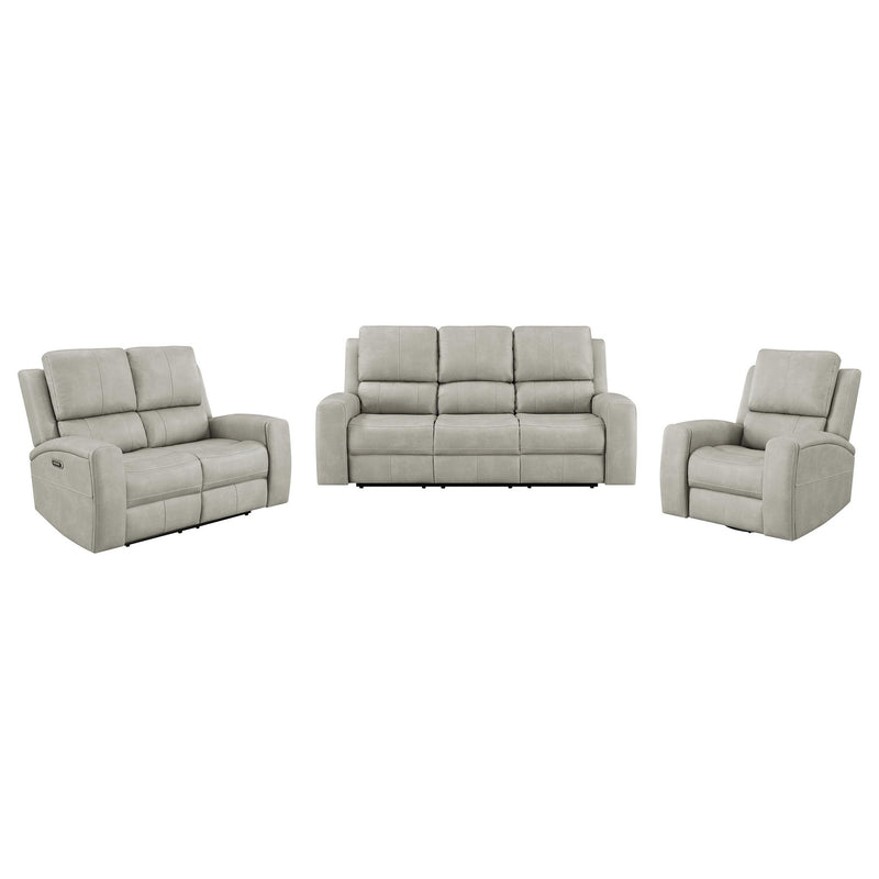 Boyce - Triple Power Reclining Sofa Set With Independent Headrest